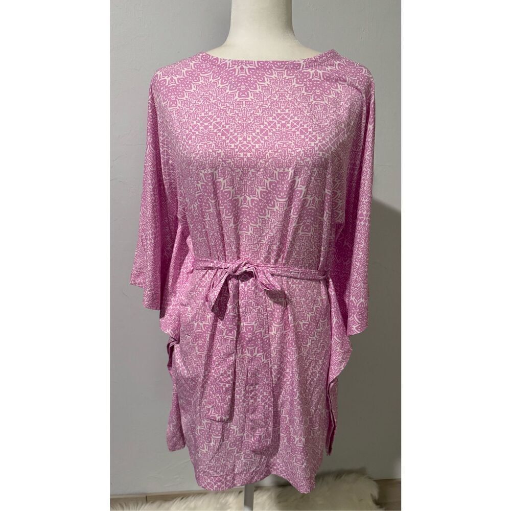 Coolibar pink tunic Sun protection cover up M